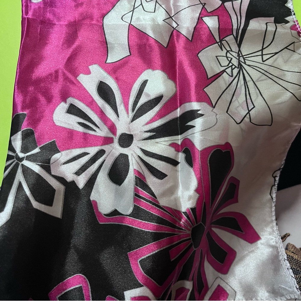 3 Polyester Scarves- 1 still in packaging. 21 1/2 x 21 1/2